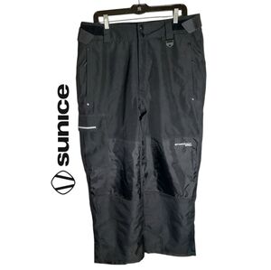 Stormpack Sunice Men's Black Snow Pants Fleece Inside